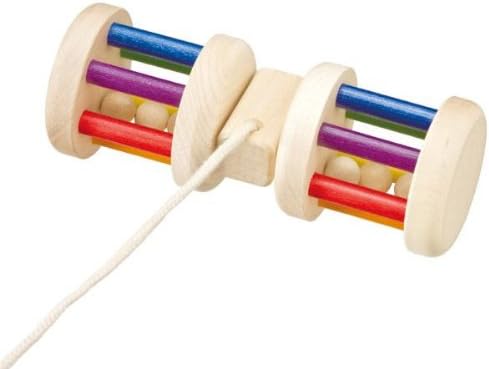 プラウンハイマー（ドイツ）のくるくるレインボー。カラフルなパーツが回転する木製おもちゃ。